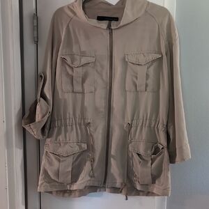 Calvin Klein Jeans Tan Utility Jacket
